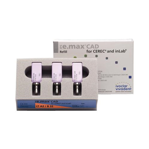 Vivadent Ivoclar IPS e.max CAD CEREC Blocks InLab 5/Pk Vivadent Ivoclar IPS e.max CAD CEREC Blocks InLab 5/Pk